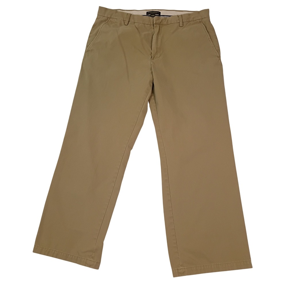 Banana Republic Dawson Chino Mens 35x30 Khaki Tan Straight Leg Cotton Pants